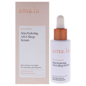 Skin Perfecting AHA Sleep Serum by Amala for Women - 1 oz Serum
